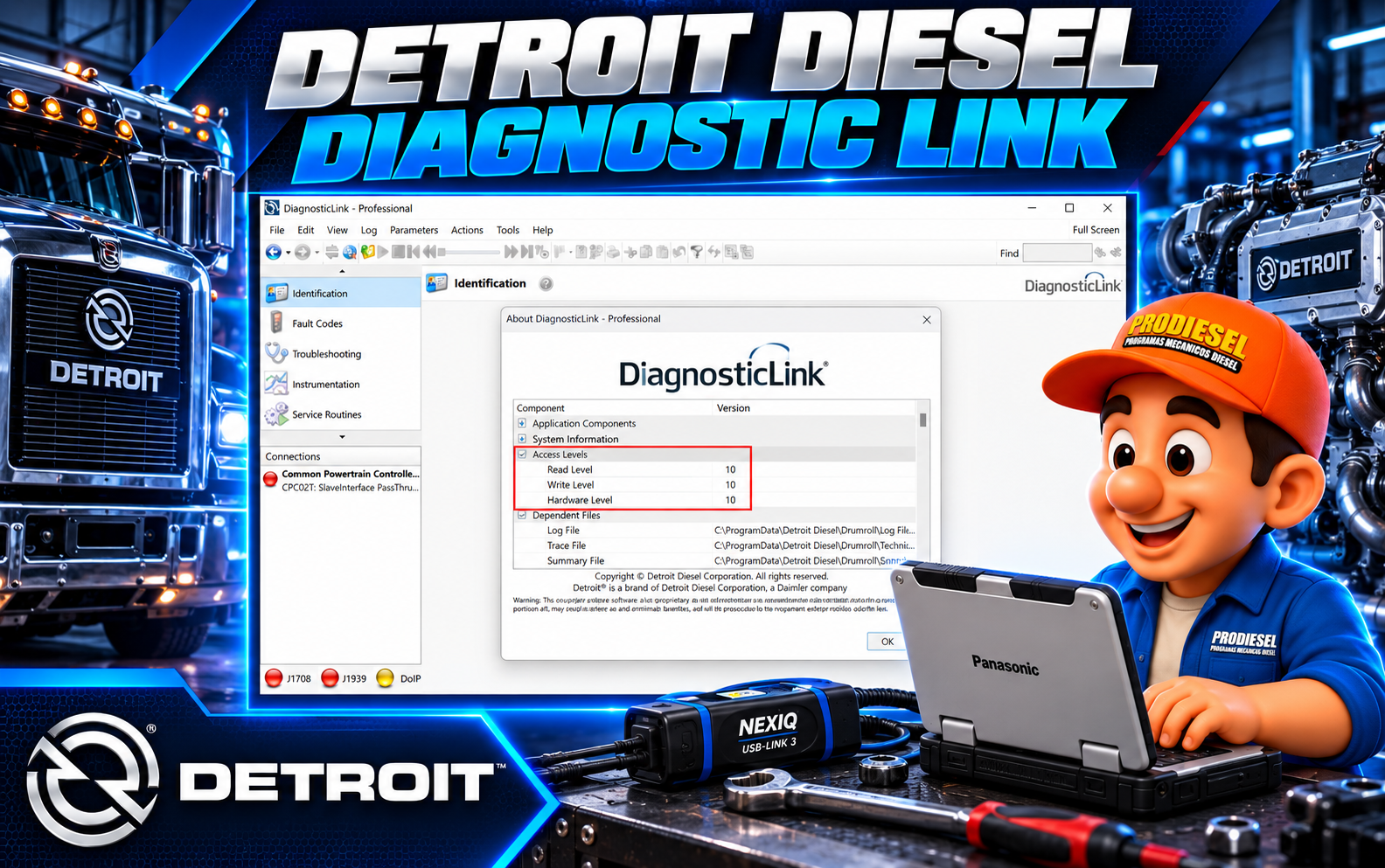 DETROIT DIESEL DIAGNOSTIC LINK 8.24 SP3