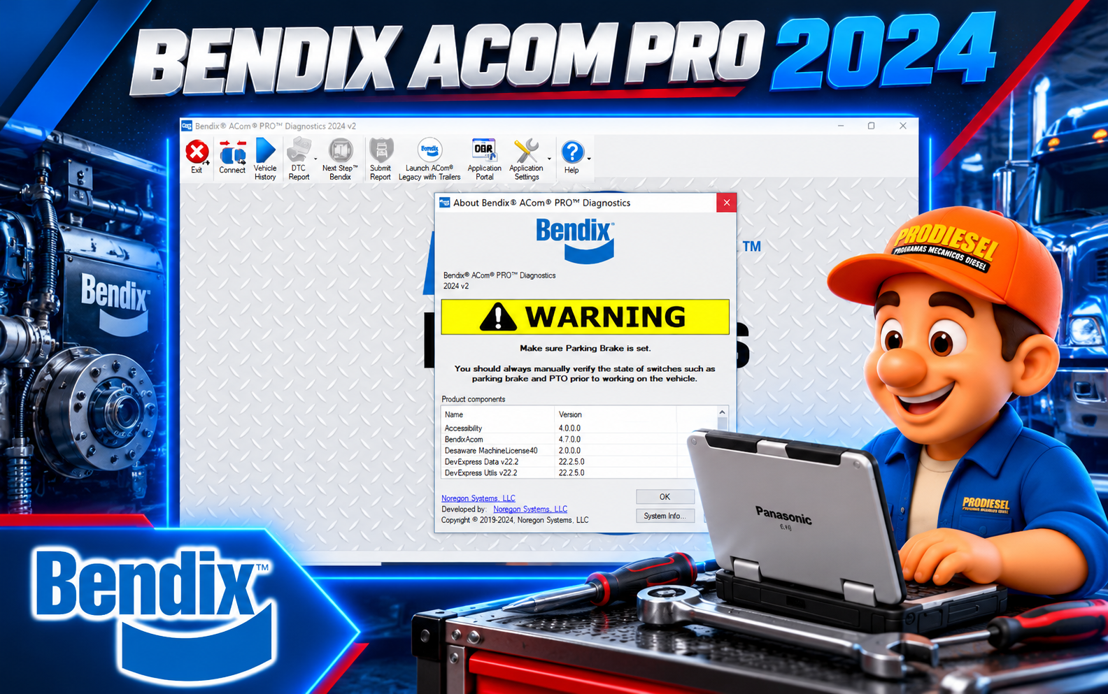BENDIX ACOM PRO DIAGNOSTICS 2024 V2